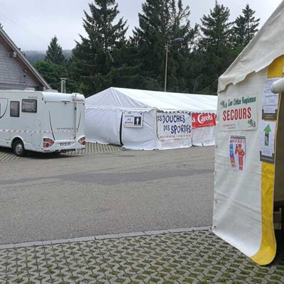 Le cabinet Chiropraxie Centre Alsace au trail des Crêtes Vosgiennes 2021